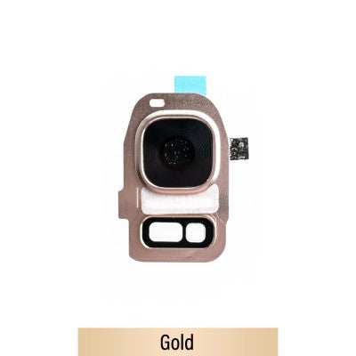 Rear Camera lens Back Glass Cover for Samsung Galaxy S7 G930F / S7 Edge G935F-Gold Rear Camera lens Back Glass Cover for Samsung Galaxy S7 G930F / S7 Edge G935F-Gold